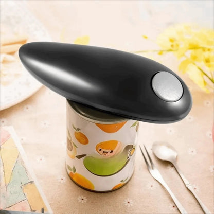 Safe Hands-Free Electric Can Opener Labor-saving Battery-Powered One Touch Jar Opener Universal Automatic Can Opener Chef