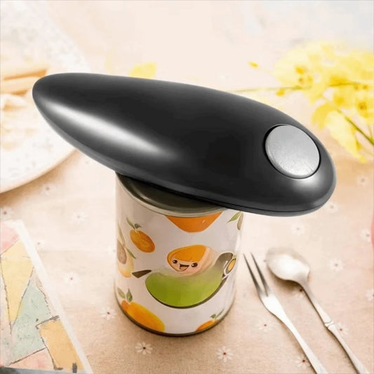 Safe Hands-Free Electric Can Opener Labor-saving Battery-Powered One Touch Jar Opener Universal Automatic Can Opener Chef