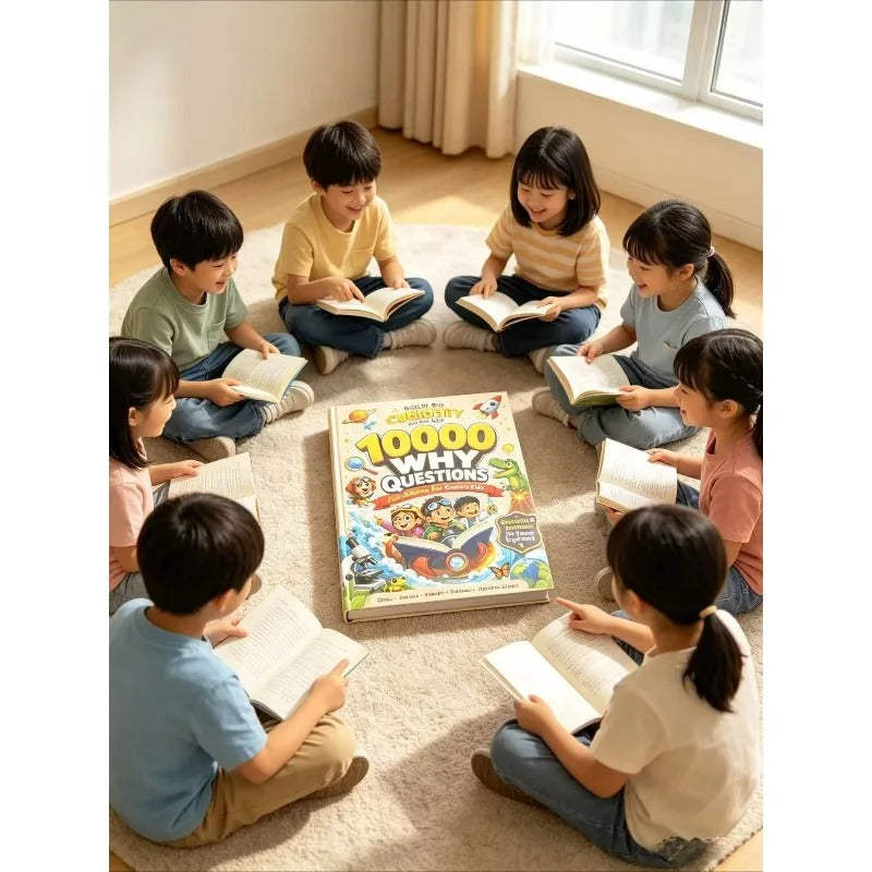 Kids 10000 Why Questions Science Book Educational Q&A Encyclopedia Picture Book for Children Age 6‑12
