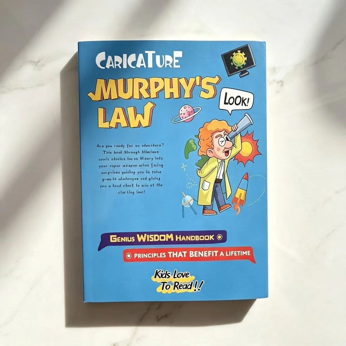 Books Set Raise Children Street-Smart + Murphy's Law Cartoon Kids Life Education Parenting Reading Books