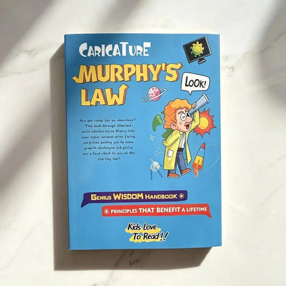Books Set Raise Children Street-Smart + Murphy's Law Cartoon Kids Life Education Parenting Reading Books