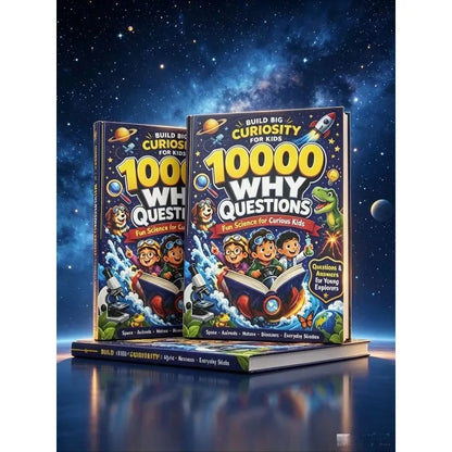 Kids 10000 Why Questions Science Book Educational Q&A Encyclopedia Picture Book for Children Age 6‑12