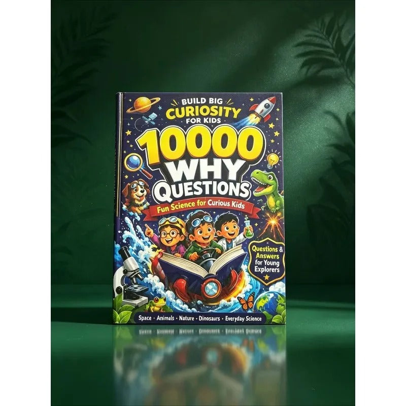 Kids 10000 Why Questions Science Book Educational Q&A Encyclopedia Picture Book for Children Age 6‑12