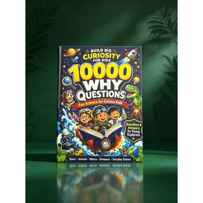 Kids 10000 Why Questions Science Book Educational Q&A Encyclopedia Picture Book for Children Age 6‑12