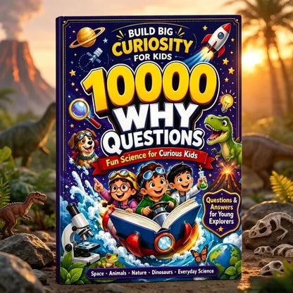 Kids 10000 Why Questions Science Book Educational Q&A Encyclopedia Picture Book for Children Age 6‑12