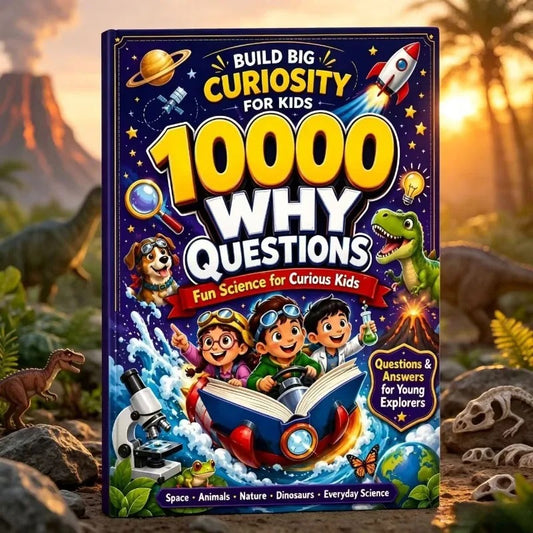 Kids 10000 Why Questions Science Book Educational Q&A Encyclopedia Picture Book for Children Age 6‑12